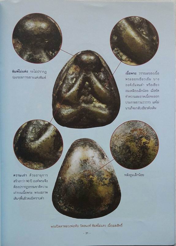 หนังสือเคล็ดลับการศึกษาพระปิดตาเนื้อโลหะ