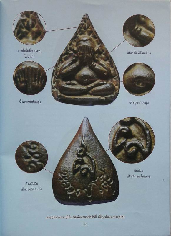 หนังสือเคล็ดลับการศึกษาพระปิดตาเนื้อโลหะ