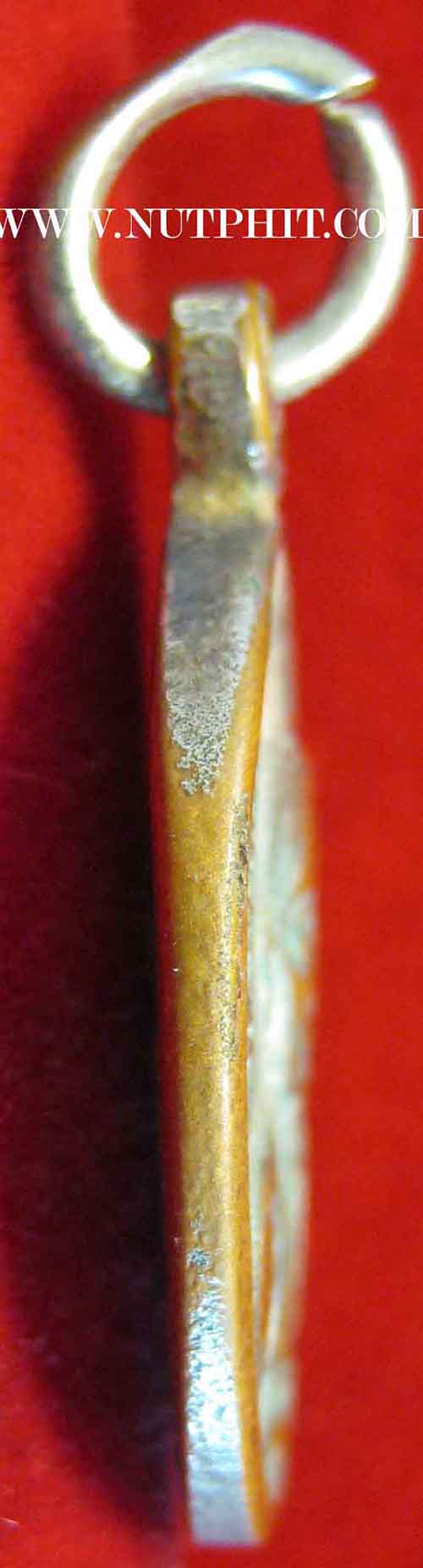 เม็ดแตงทองแดงชุบนิเกิ้ลปี ๒๒ ลป.ทวด วัดช้างให้ มีบัตรรับรองพระแท้*18