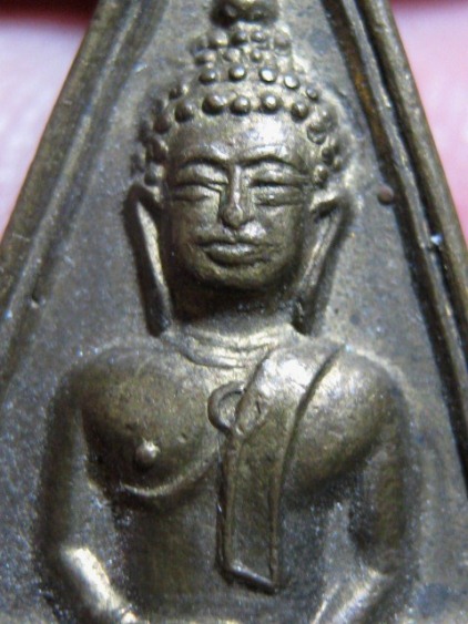 พระหลวงพ่อโสธรสองหน้า ก้นกลึง ปี2508 เนื้อทองเหลือง วัดโสธรฯ จ.ฉะเชิงเทรา 