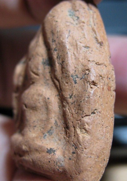 พระพิมพ์พลายเดี่ยว เนื้อดิน กรุวัดคู้ยาง จ.กำแพงเพชร มาพร้อมบัตรรับรอง