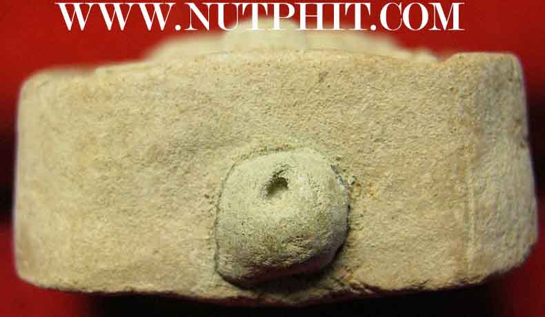 พระปัจเจกพุทธเจ้าประทับสัตว์ ลพ.ฤาษีลิงดำ วัดท่าซุง ทรงไก่ เนื้อดิน แพ็คคู่ 2 องค์*22