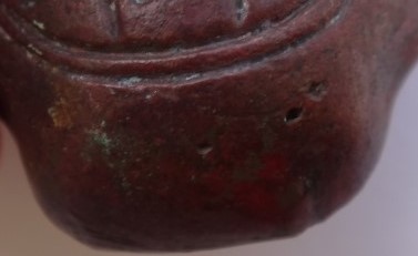 เหรียญหล่อโบราณ พระอุปคุตใบบัว ครูบากฤษดา วัดสันพระเจ้าแดง ปี 45 หายาก เคาะเดียว