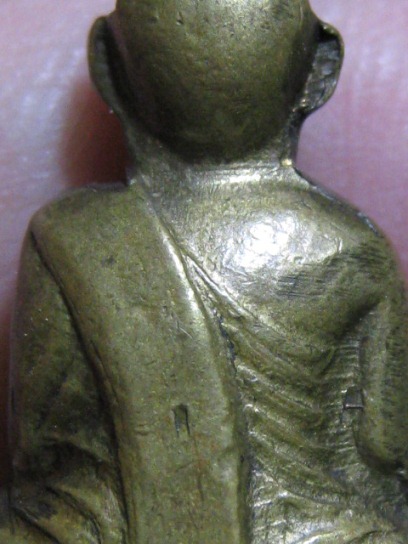 พระรูปหล่ออุดกริ่งหลวงพ่อเงิน วัดดอนฯ ปี2506 เนื้อทองเหลือง ออกวัดกกตาล จ.นครปฐม