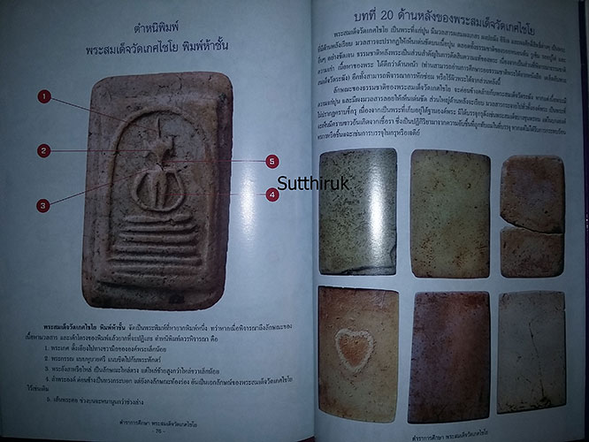 หนังสือ ตำราการศึกษา พระสมเด็จวัดเกศไชโย (ชี้จุดลับ-ตำหนิพิมพ์)