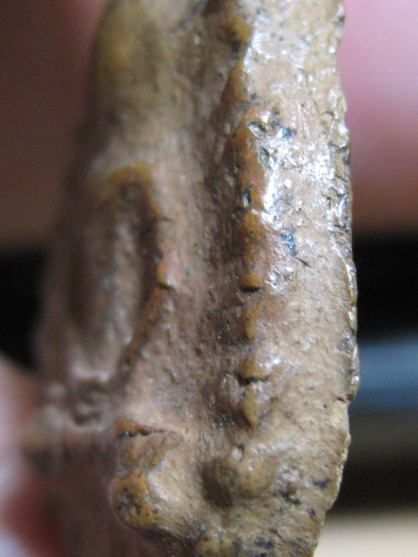 พระกลีบบัว เนื้อดิน กรุวัดลิงขบ(บวรมงคล) กรุงเทพฯ  