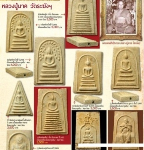 **วัดใจ**สมเด็จหลวงปู่นาค วัดระฆัง พิมพ์ฐาน 9 ชั้น ฝังตะกรุด 1 ดอก**เนื้อจัด พิเศษเห็นเส้นเกศา สวยๆ