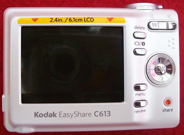 กล้องดิติตอลKodak รุ่นEasy Share c613**ไม่มีกล่อง มาลดราคา อุปกรณ์ครบชุด**