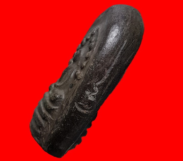 พระกริ่งคลองตะเคียนสองหน้า กรุวัดประดู่ทรงธรรม อยุธยา กริ่งดังกังวานเนื้อดินผสมใบลานเผาสวยๆครับ