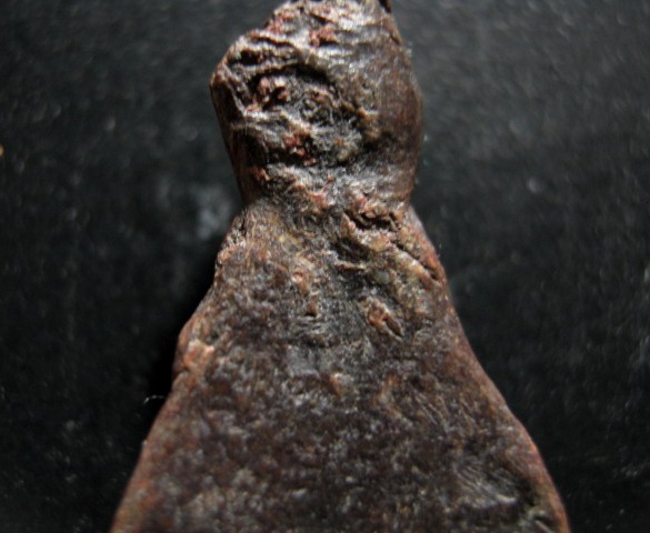 พระท่ากระดานน้อย กรุศาลเจ้า เนื้อตะกั่วสนิมแดง จ.ราชบุรี สนิมแดงดี