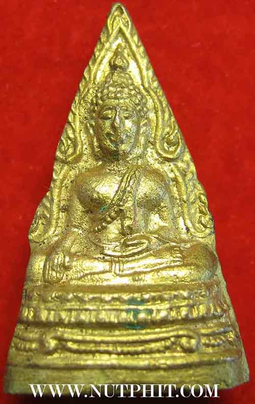 รูปหล่อเล็กพระพุทธโสธร-พระพุทธชินราชน้ำทองกระจายสวยยังกะพระทองคำ*211
