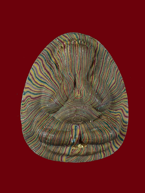 พระปิดตาสายรุ้ง พิมพ์จัมโบ้ หลวงพ่อแพ ฝังตะกรุดทองคำ สภาพสวย