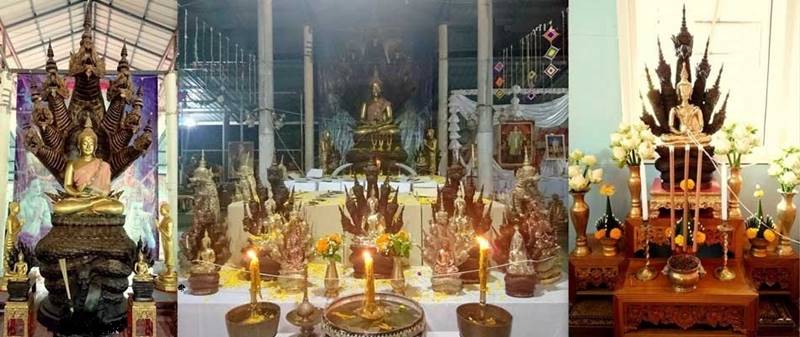 พระสิริพุทธจักรวรรดิ ขนาดหน้าตักองค์พระ ๙ นิ้ว วัดป่าบ้านขุมคำ จ.หนองคาย