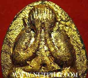 1 ใน 900 พระปิดตา หลังเต่า ลป.โต๊ะ วัดประดู่ฉิมพลี+ตลับทองคำ+บัตรรับรองพระแท้*148