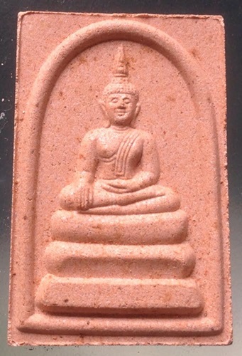 หลวงพ่อพระใส รุ่นกระเบื้องหลังคาโบสถ์ ๔๑ วัดโพธิ์ชัย หนองคาย ปี ๒๕๔๑