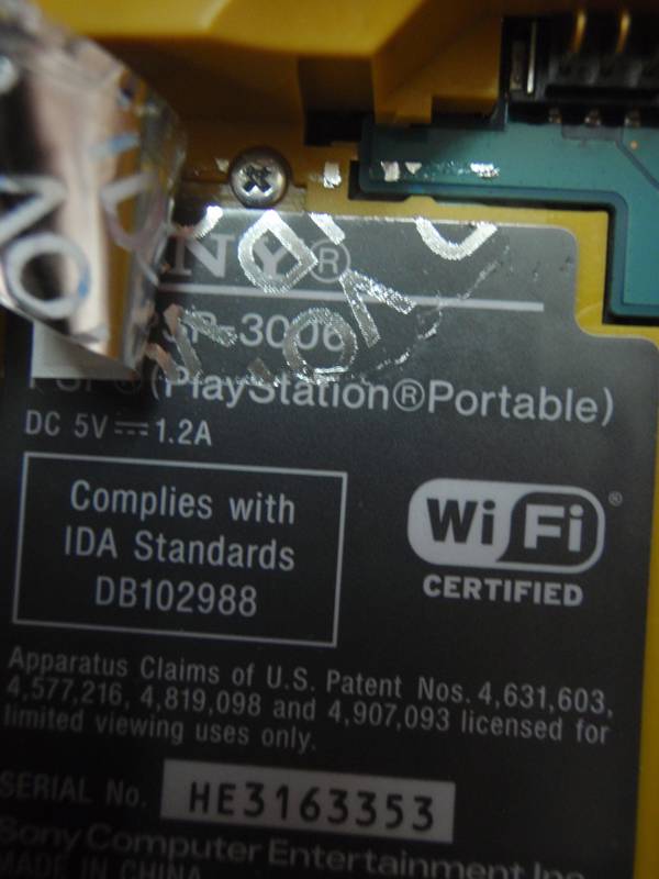 PSP-3006 สีทองสภาพใหม่