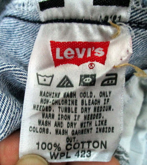 กางเกงยีนส์ Levi's 501 มือสอง (เคาะเดียว)