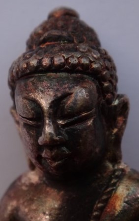 พระกริ่งนเรศวร จันทรเกษม เนื้อเงิน ปี 41 วัดไตรมิตรวิทยาราม เคาะเดียว