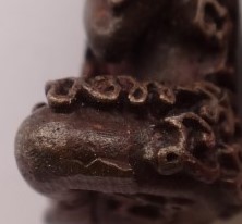 พระปิดตา ยันต์ยุ่ง สวยๆ ไม่ทราบวัด เคาะเดียว