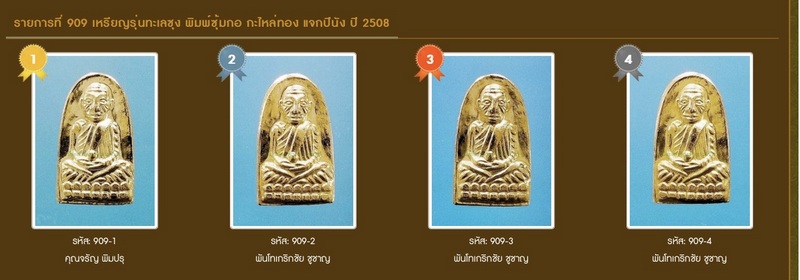 หลวงปู่ทวด ทะเลซุง พิมพ์ใหญ่ ปี08 เคาะเดียว