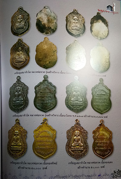 เหรียญเสมาหัวโต (( พิมพ์นิยมวงเดือน )) หลวงปู่ทวด พระอาจารย์นอง วัดทรายขาว จ.ปัตตานี