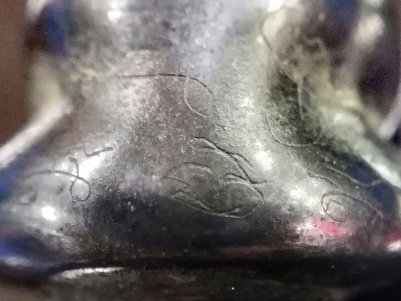 พระปิดตา หลวงปู่จันทร์ วัดบ้านยาง จ.นครปฐม พิมพ์หูกระต่าย เนื้อเมฆพัด