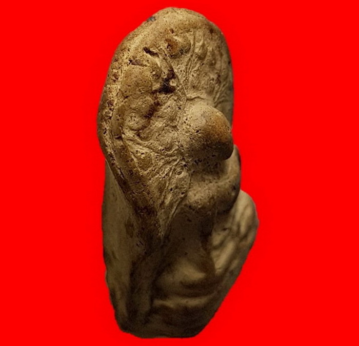 พระคงกรุเก่า พระยอดนิยมสกุลลำพูนฟอร์มตรงองค์ล่ำหนา ตำหนิชัดเจน พระปิ่นเดิมด้างขวาองค์พระ รับประกันแท