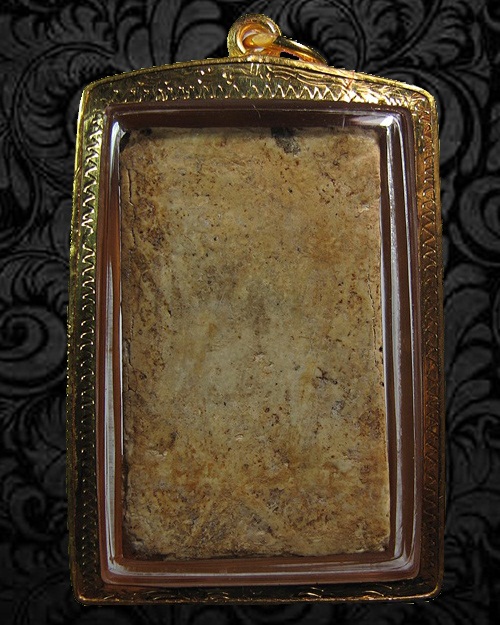 พระสมเด็จบางขุนพรหม ปี 2509 พิมพ์ปรกโพธิ์ วัดใหม่อมตรส กทม.เลี่ยมทอง