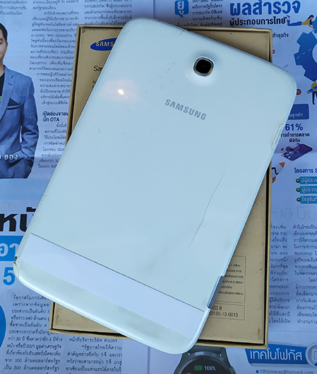 Samsung Galaxy NOTE 8.0 สีขาว ของแท้ 16GB ใช้ดี จอสีสวย WIFI อย่างเดียว พร้อมกล่อง,คู่มือ,สายชาร์จ