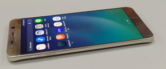 Samsung NOTE5 ของแท้ สีทอง จอสวยใส SM-N920C มี galaxy gift