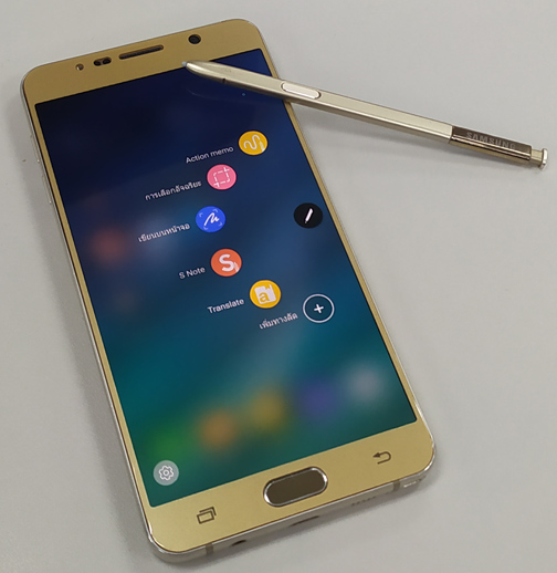 Samsung NOTE5 ของแท้ สีทอง สภาพสวยเทพ 
