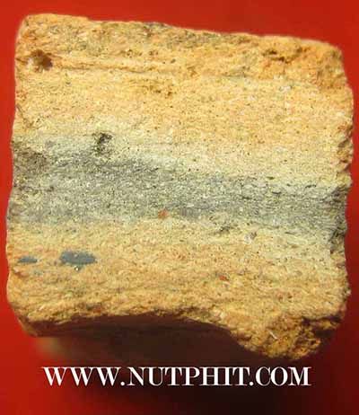 พระแผง ตัดเดี่ยว เนื้อดิน กรุพระธาตุนาคูน+บัตรรับรองพระแท้*160