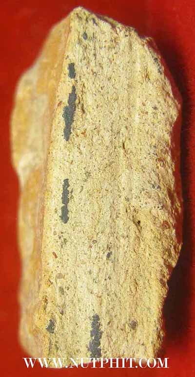 พระแผง ตัดเดี่ยว เนื้อดิน กรุพระธาตุนาคูน+บัตรรับรองพระแท้*169