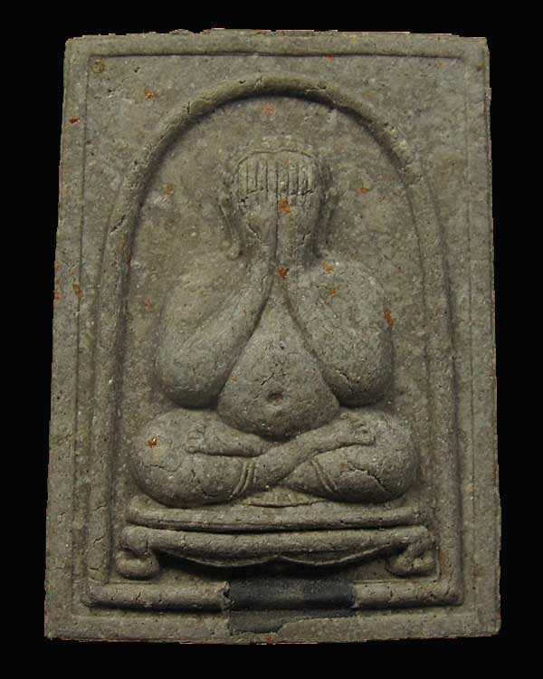 พระปิดตาพุทธเมตตามหาลาภ หลวงปู่วิเวียร วัดดวงแข กทม.ปี 2534 ตะกรุดเงิน กล่องเดิม