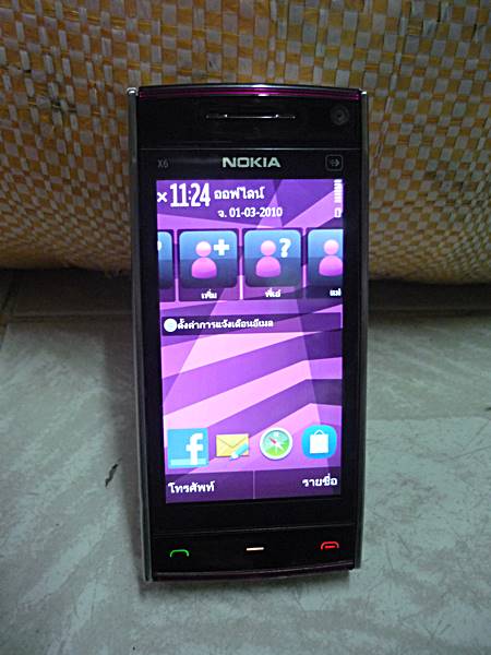 ขายโทรศัพท์ Nokia รุ่น X6 สภาพ 99% พร้อมกล่องเดิม