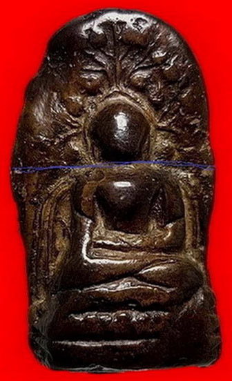 พระคงกรุเก่าองค์ใหญ่ โพธิ์เด้ง สภาพหักซ่อม เคลือบผิวพร้อมบัตรรับรองครับท่าน