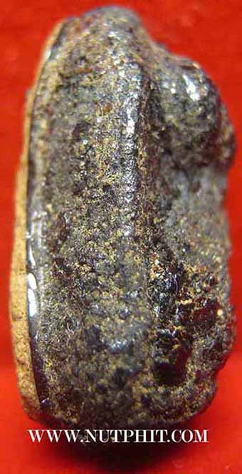 พระปิดตารุ่นแรก ลป.เหรียญ วัดหนองบัว กาญจนบุรี หลังกระดาษสา สวยสมบูรณ์+บัตรรับรองพระแท้*155