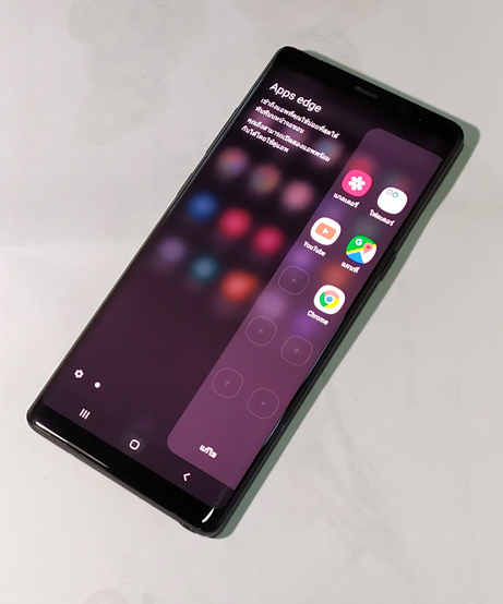 Samsung NOTE8 สีดำ สวยมาก มือเดียว พร้อมกล่องเดิม + แถมเคสและฟิลม์ focus