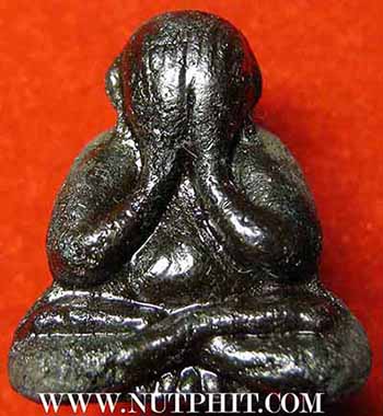 แพ็คคู่สององค์*พระปิดตา เนื้อดินเก้าบัง หลังเรียบ  สภาพสวยสมบูรณ์*10