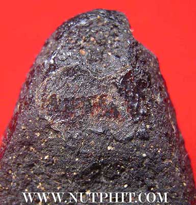 พระปิดตารุ่นแรก ลป.เหรียญ วัดหนองบัว กาญจนบุรี หลังกระดาษสา พ.ศ.๒๔๘๑+บัตรรับรองพระแท้*84