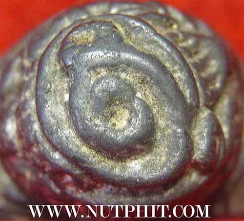 พระปิดตาเนื้อเมฆพัด พ.ศ.๒๔๕๐ หลวงพ่อผันตำหรับเดียวกับหลวงพ่อทับ วัดทอง+บัตรรับรองพระแท้*ส92