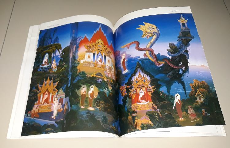 หนังสือภาพจิตรกรรมฝาผนัง วัดพุทธปทีป ครับ