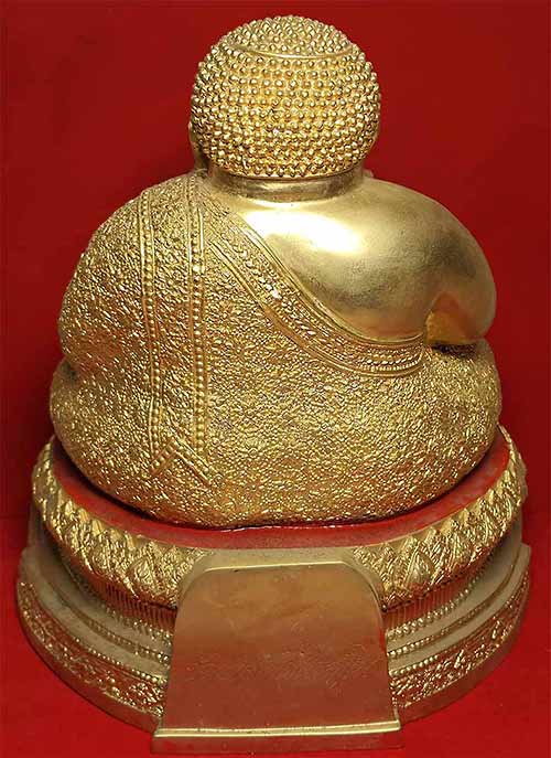 พระสังกัจจายน์ ลพ.โต วัดบางพลีใหญ่ใน สมุทรปราการ รุ่นแรก ปี ๓๐ หน้าตัก ๙ นิ้ว สวยกริ๊บ+บัตรรับรองพระ