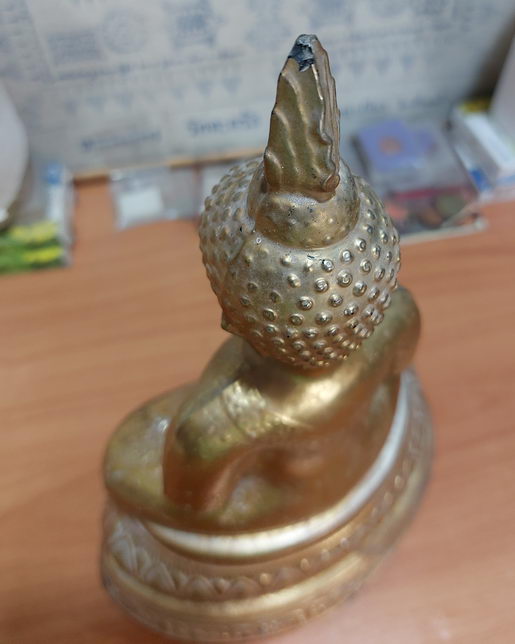 " พระบูชา พระแก้วมรกต หน้าตัก 5 นิ้ว สำนักพุทธประทีป 25 พุทธศตวรรษ บล็อค INDIA ฉาบทองเก่าๆสวยๆครับ "