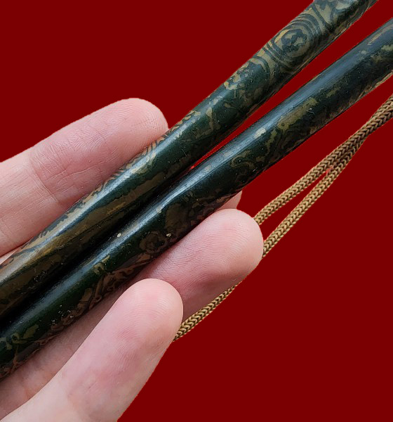 ตะกรุดชุด 2ดอก+พระเหรียญหลวงปู่เจียม อติสโย วัดอินทราสุการาม จ.สุรินทร์