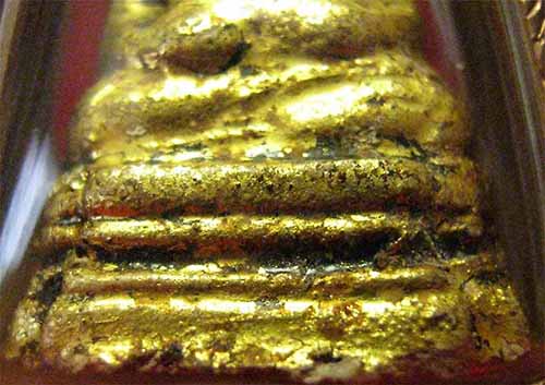 พระสังกัจจายน์เจ้าคุณศรี วัดสุทัศน์ พ.ศ.๒๔๘๕ ลงรักปิดทองเลี่ยมทองโบราณ+บัตรรับรองพระแท้*ส206