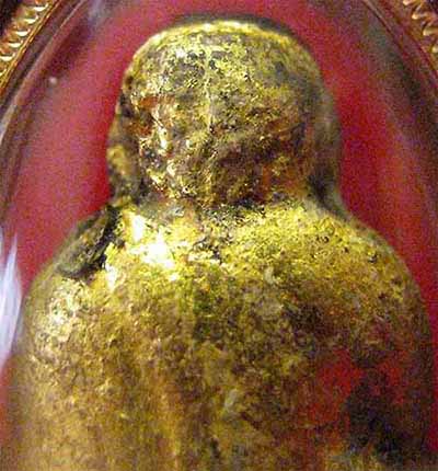 พระสังกัจจายน์เจ้าคุณศรี วัดสุทัศน์ พ.ศ.๒๔๘๕ ลงรักปิดทองเลี่ยมทองโบราณ+บัตรรับรองพระแท้*ส206