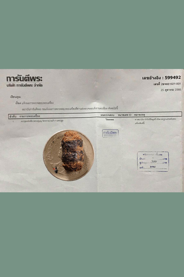 หนังหน้าผากเสือพร้อมบัตรสมาคม