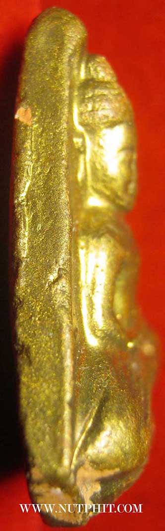 ตัวท็อป!!!พระโพธิจักร ห้าเหลี่ยม ทาทองเดิม ลพ.ลี+บัตรรับรองพระแท้*50