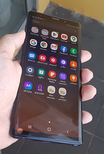 Samsung Note9 Blue 6/128 สภาพสวย ใช้งานปกติ ทั้งกล้อง ปากกา เล่นเน็ต โทรเข้าออก กระจกหน้าจอ Golilla